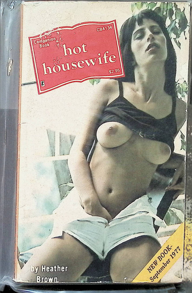 Hot Housewife by Heather Brown CB4134 September 1977 Companion Book Greenleaf Adult Paperback Novel-082924AMP