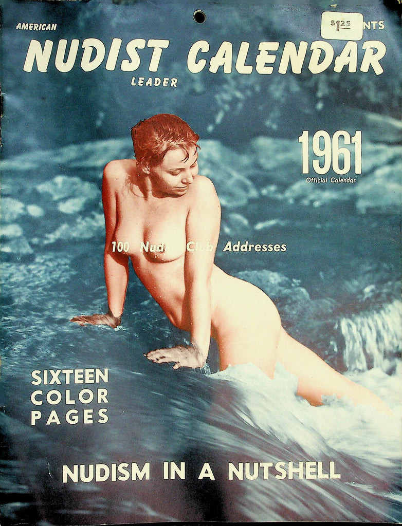 American Nudist Calendar 1961  Nudism In A Nutshell    090826lmp-GSC
