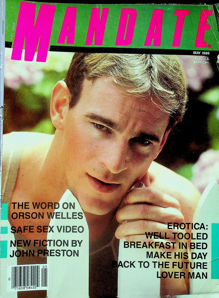 Mandate Gay Magazine  Well Tooled / Lover Man  May 1986     010826lmp