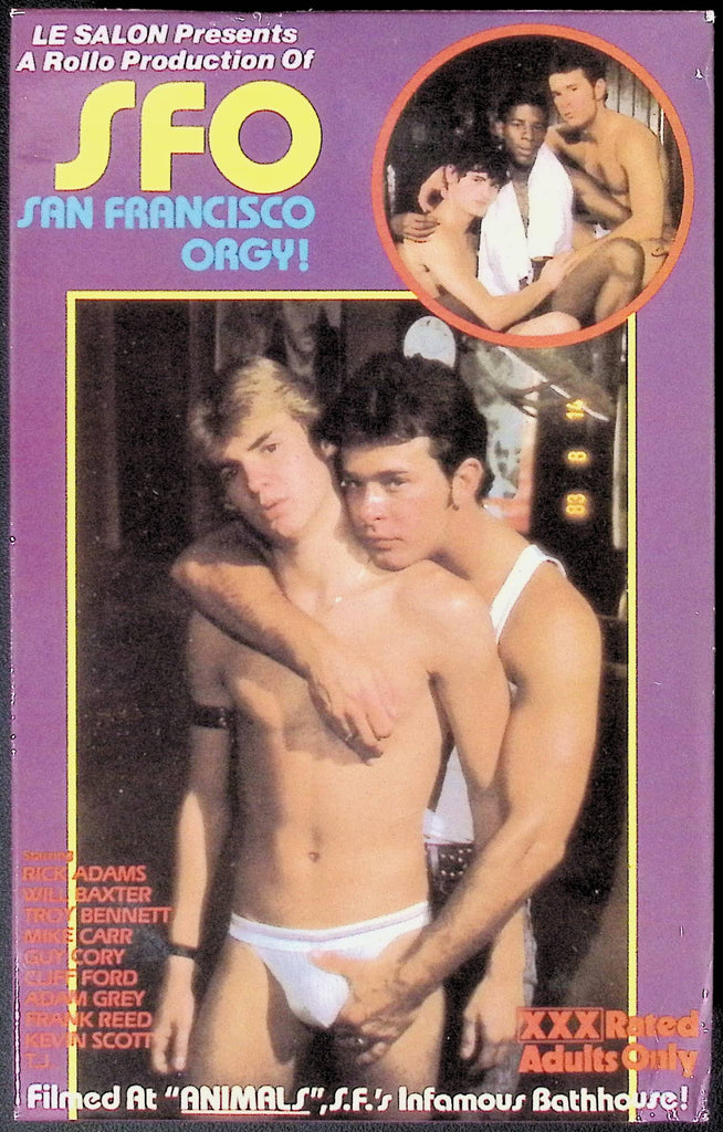 SFO San Francisco Orgy! Rick Adams Will Baxter Rollo Productions Gay VHS 1983 092724JKVHS