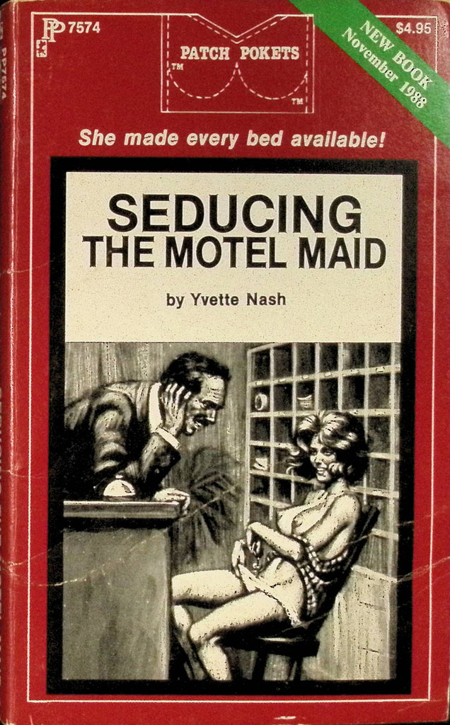 Seducing the Motel Maid by Yvette Nash PP7574 November 1988 Patch Pockets Greenleaf Classics Adult Paperback Novel 080625AMP