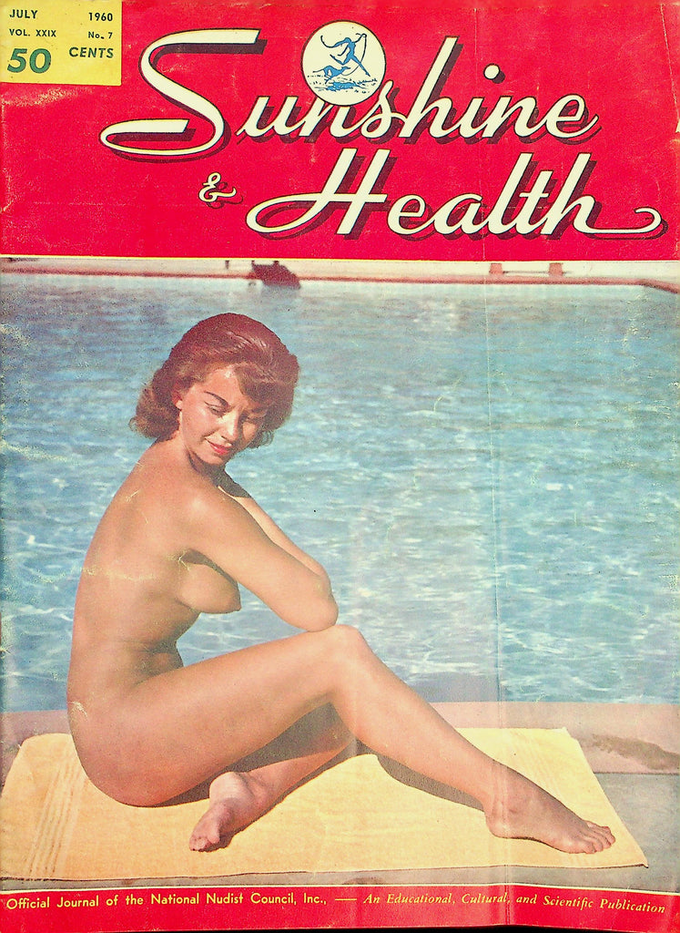 Sunshine & Health Nudist Magazine The Big Camp Out   July 1960    012426lmp
