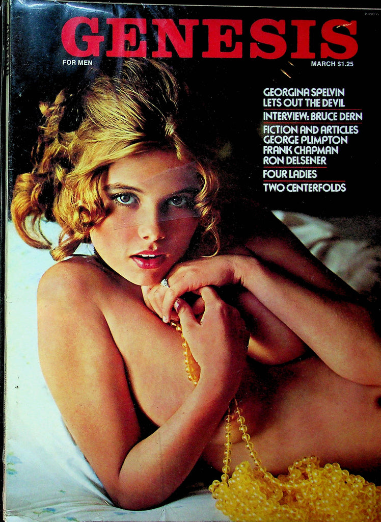 Genesis Magazine Georging Spelvin & Bruce Dern Interview March 1974 062823RP