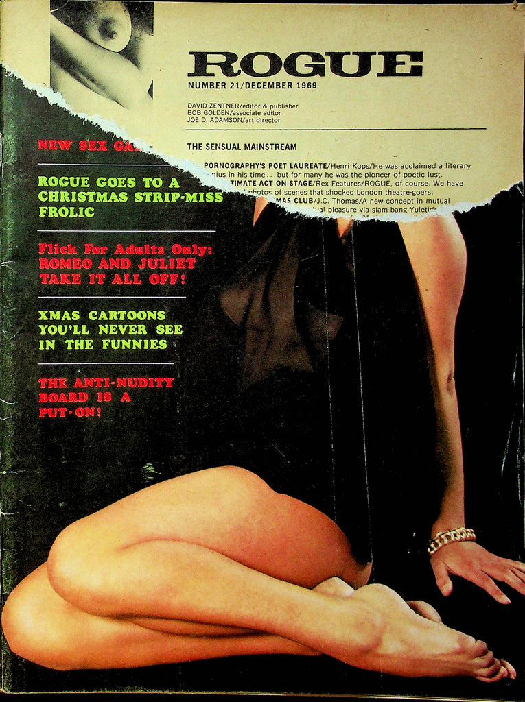 Rogue Magazine Christmas Issue December 1969 No.21 good reading copy 051723RP