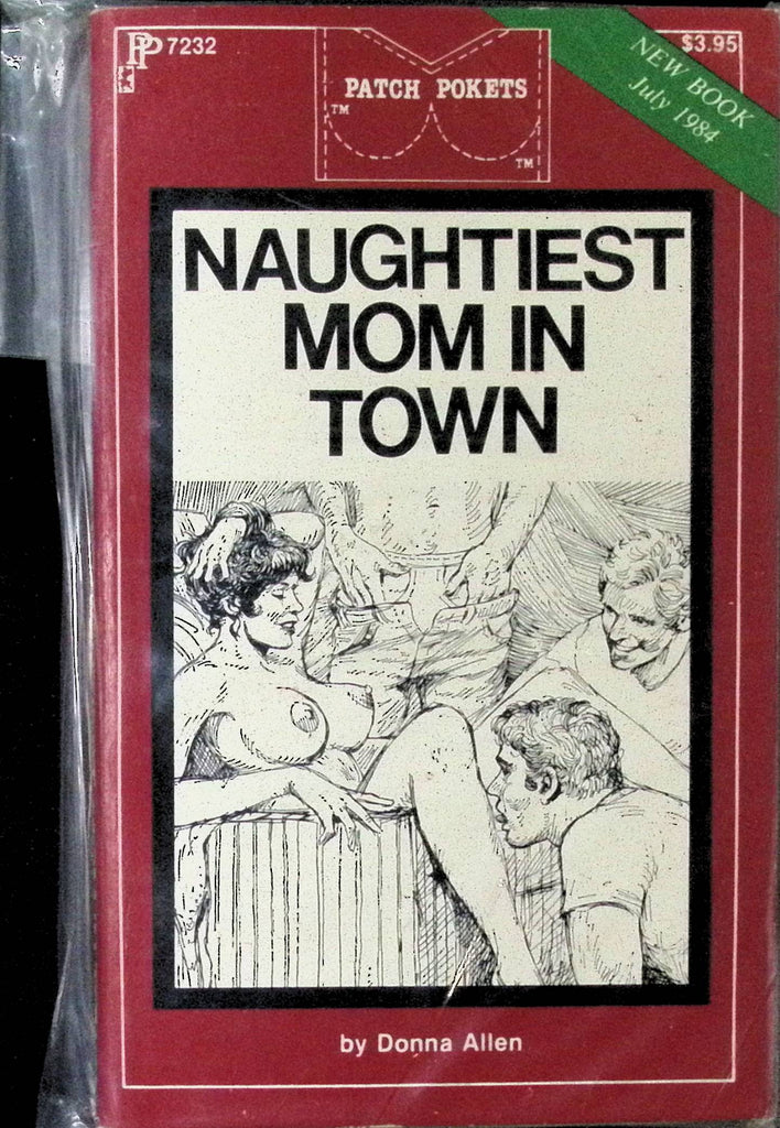 Naughtiest Mom in Town by Donna Allen July 1984 Patch Pokets Book Greenleaf Classics Adult Novel-042324AMP