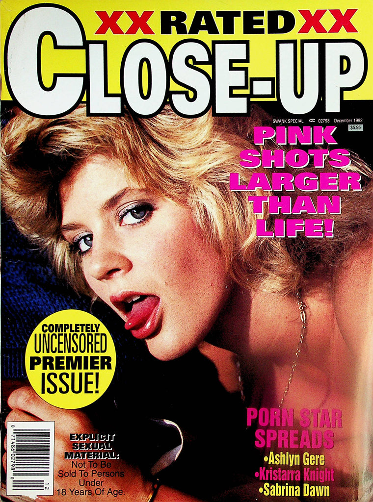 XX Rated XX  Magazine   Ashlyn Gere / Kristarra Knight / Sabrina Dawn   December 1992  Premiere Issue     022824lm-p