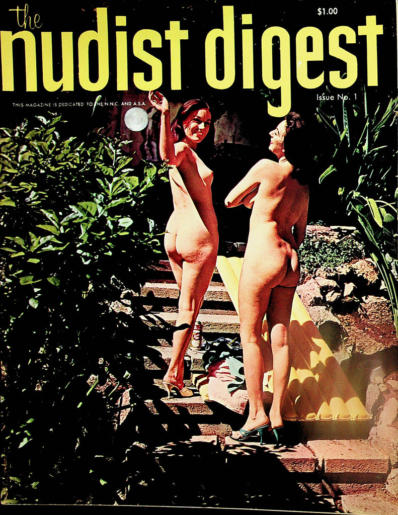 The Nudist Digest Magazine  Nudist Sports / Art and the Nude vol.1 #1  1960's    100824lm-p