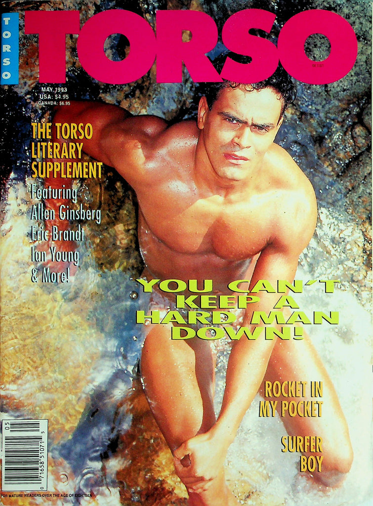 Torso Gay Magazine   Cover/ Centerfold Guy Summer Romance  May 1993  061326lmp-GSC