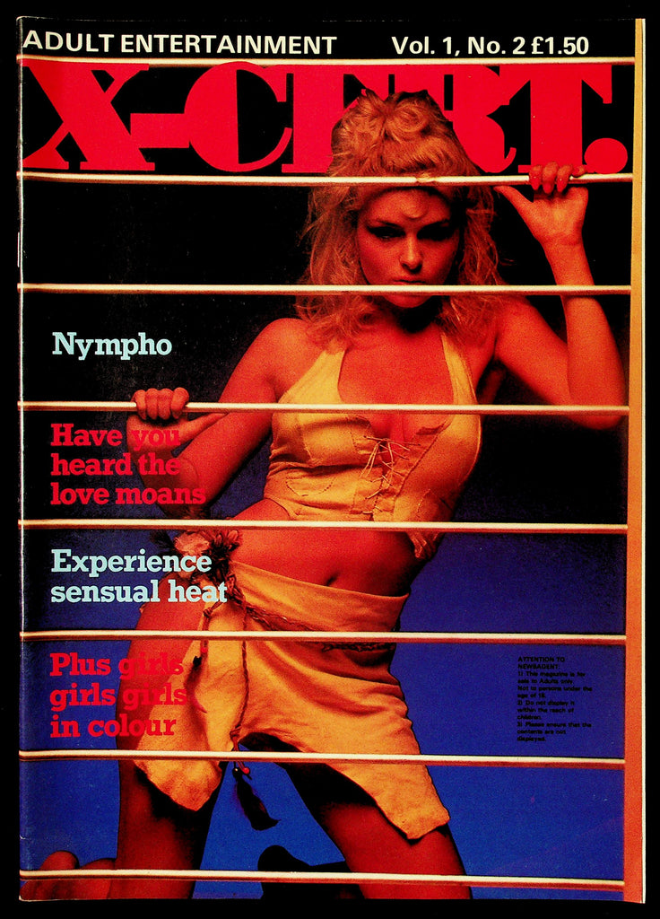 X-Cert Adult Magazine V1, #2 1980s/1990s Nympho & More 090426HRP-10