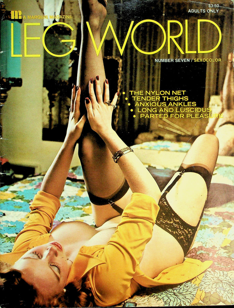 Leg World Magazine  Nylon Netting, Tender Thighs, Long and Luscious  #7  1974   071126lmp-GSC