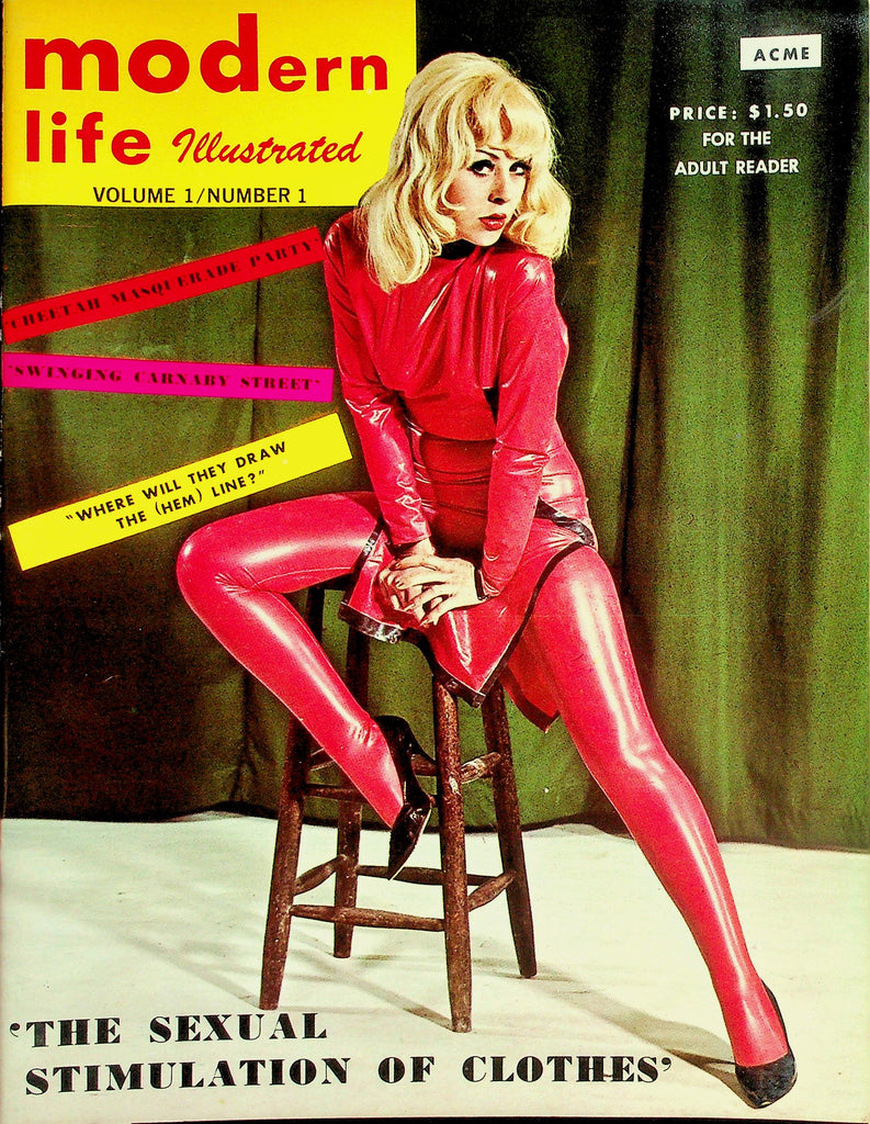 Modern Life Illustrated Magazine  'The Sexual Stimulation Of Clothes'  vol.1 #1 1967    050626lmp