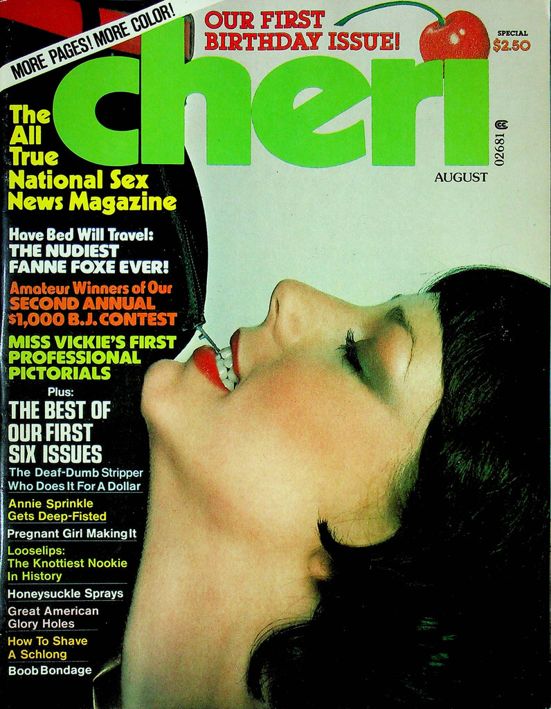 Cheri Adult Magazine Fanne Fox August 1977 060624RP