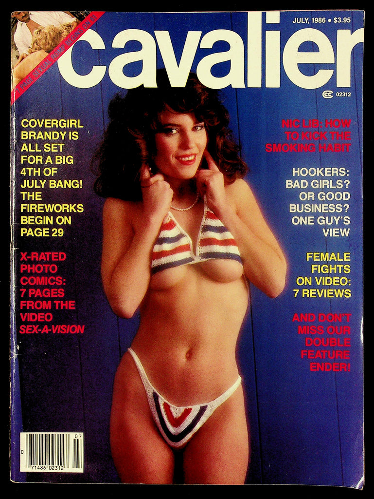 Cavalier Adult Magazine V36, #7 July 1986 Covergirl Brandy 083126hrp-84