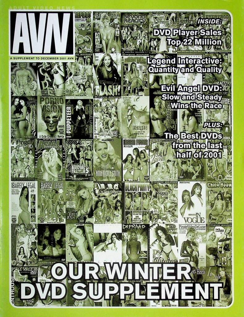 Adult Video News Magazine Winter DVD Supplement December 2001 052824RP2
