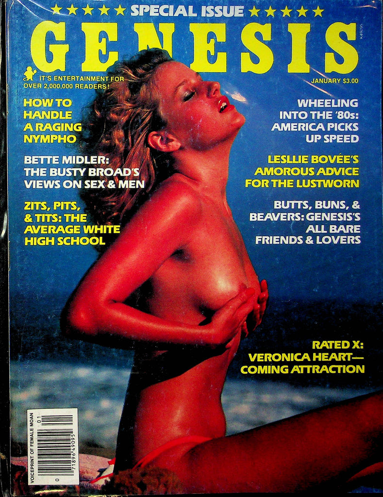 Genesis Magazine Veronica Heart January 1981 091423RP