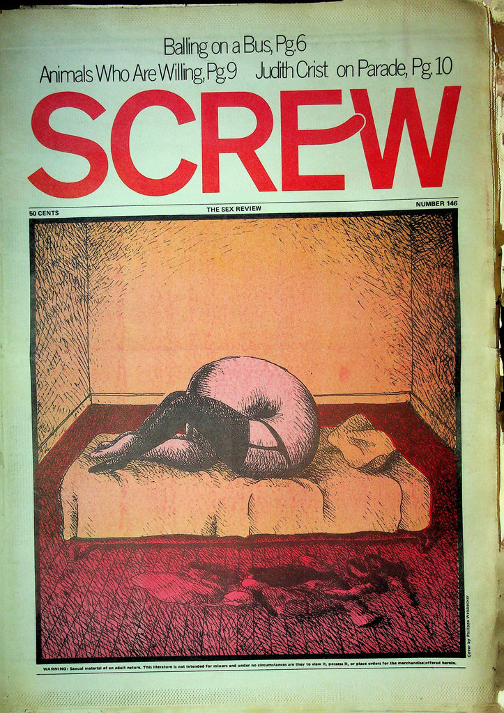 Screw Men's Newspaper Judith Crist No.146 December 20 1971 061124OSRP