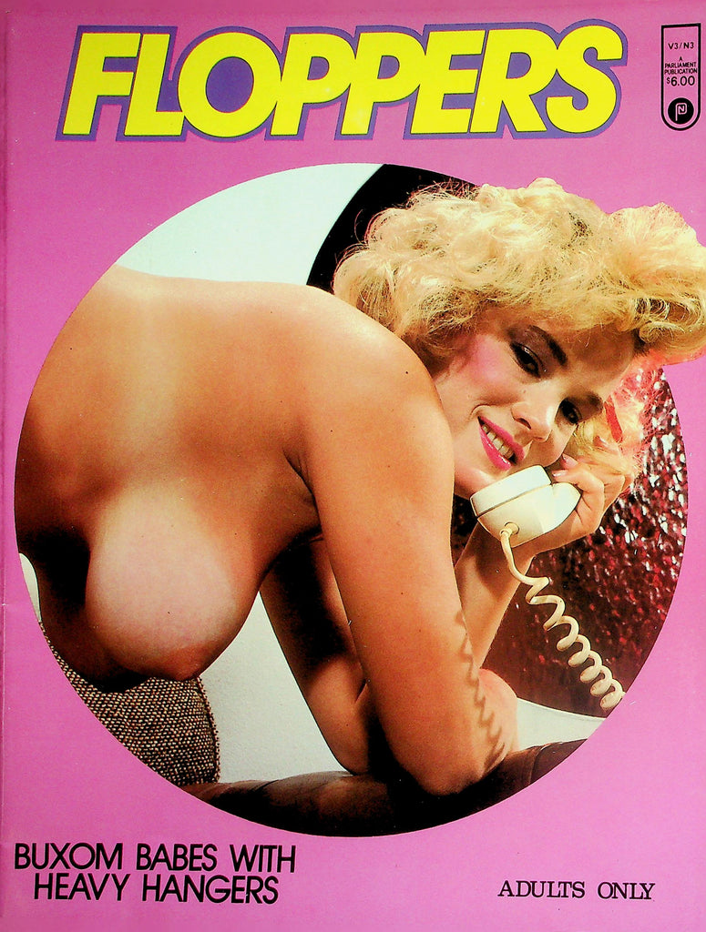 Floppers Busty Magazine  Centerfold Girl Roberta Pedon / Kitten Natividad  vol.3 #3 1986  Parliament Publication   061826lmp-GSC