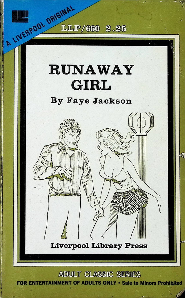 Runaway Girl by Faye Jackson LLP660 1977 Liverpool Library Press Adult Paperback Novel-082724AMP