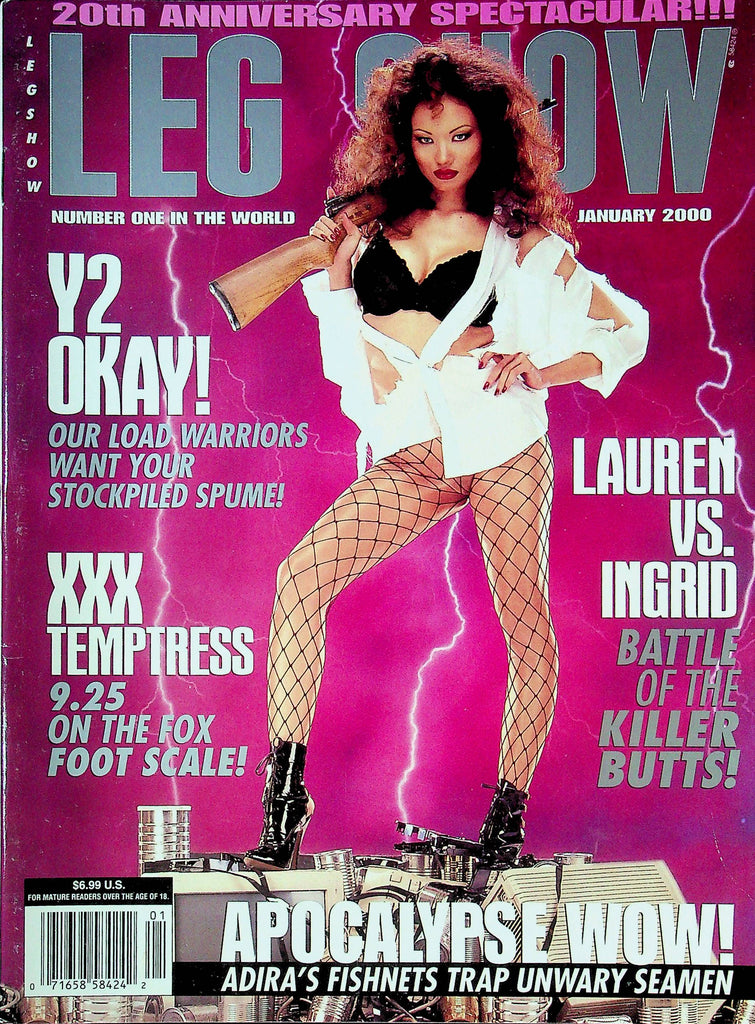 Leg Show Men's Magazine 20th Anniversary Ft. Adira January 2000 062724RP