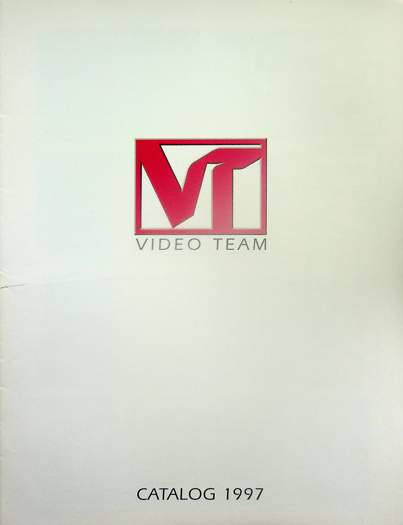 Video Team Catalog 1997   Chug-A-Lug,  Edward Penis Hands, Dirty Little Lies & More!     120325lmp