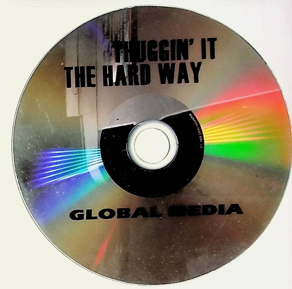 Thuggin' It The Hard Way DVD Global Media No Case or Cover Art 051624tsdvdA61