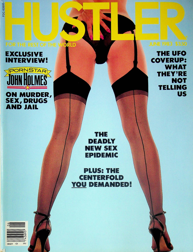 Hustler Magazine John Holmes & UFO Coverup June 1983 020524RP