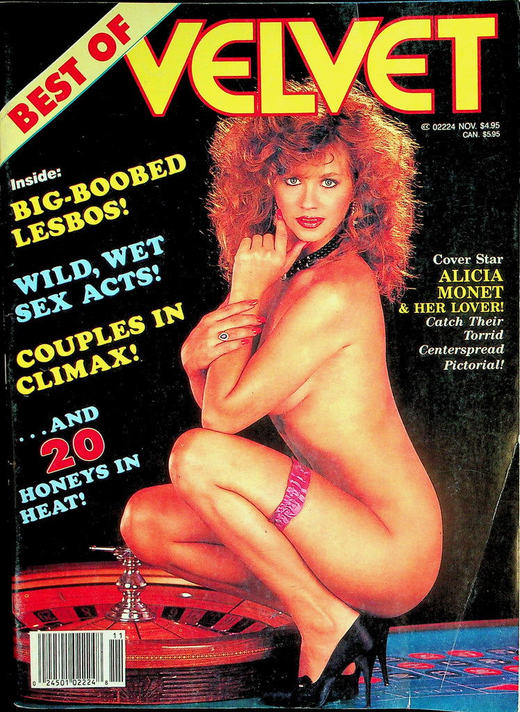 Best Of Velvet Magazine   Covergirl Alicia Monet / Trinity Loren  November 1990  013126lmp