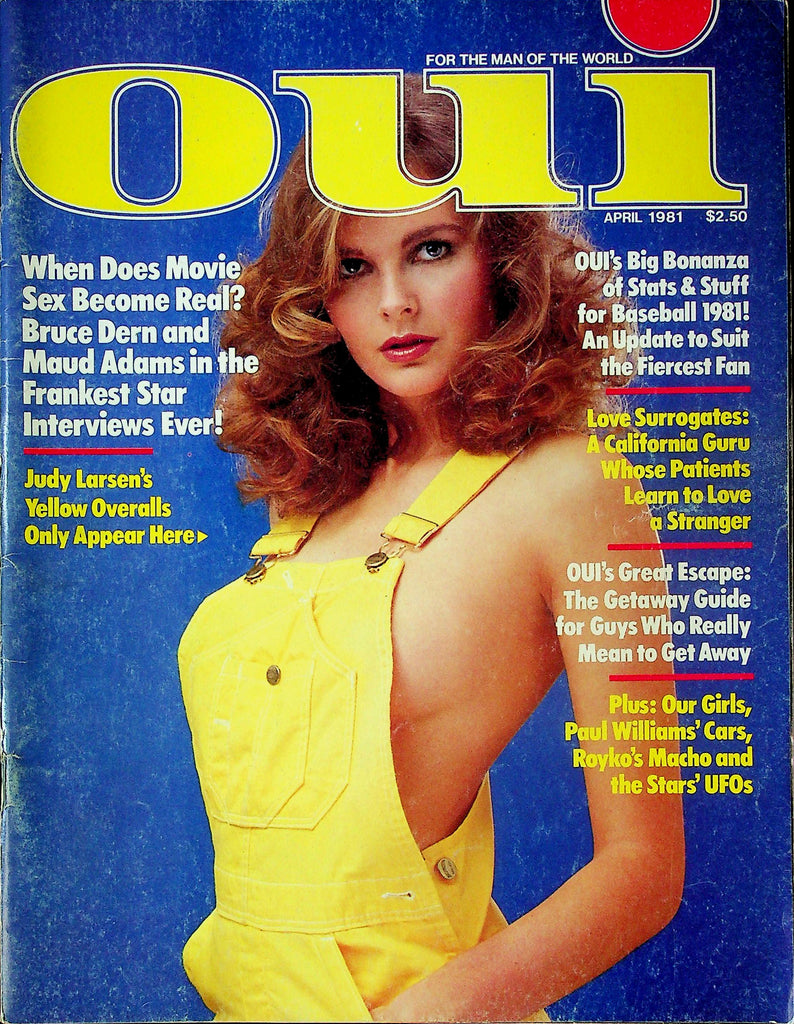 OUI Magazine Ft. Judy Larsen & Bruce Dern April 1981 100325RP-
