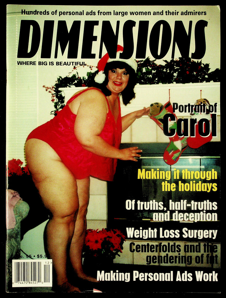 Dimensions Adult BBW Magazine V11, No. 6 December 1996 Personal Ads 083126hrp-2