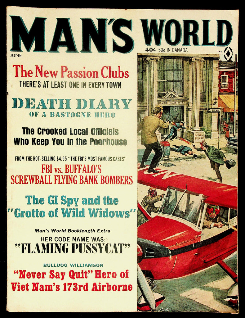 Man's World Adult Magazine June 1966 V12, #3 The New Passion Clubs 090426HRP-77