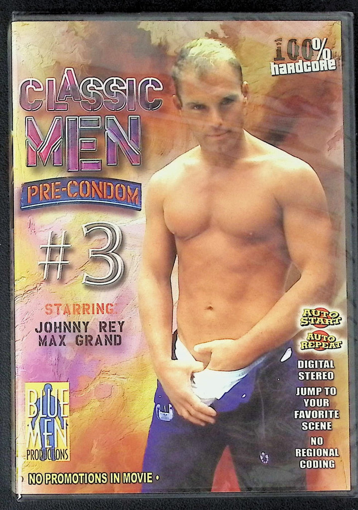 Classic Men #3 w/ Johnny Rey, Max Grand, Gay Adult DVD Blue Men Productions 082925AKDVD