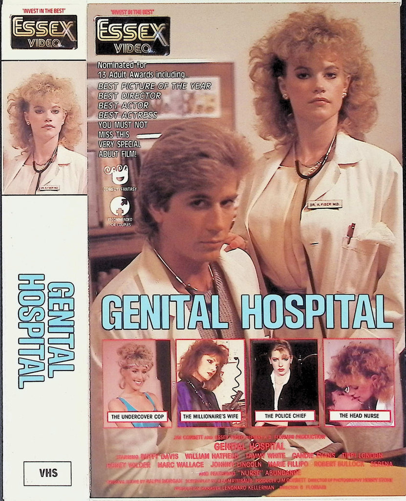 Genital Hospital Buffy Davis William Hatfield Tammy White Adult VHS Essex Video 032426AKVHS