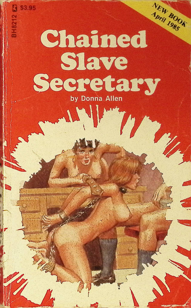 Chained Secretary by Donna Allen BH8212 April 1985 A Bondage House Book Greenleaf Classics Adult Paperback Novel 080625AMP