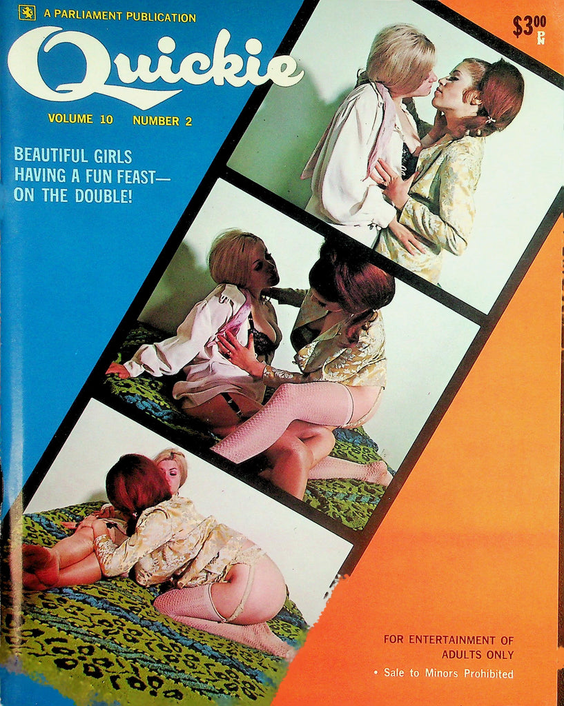 Quickie Magazine  Helga, Fran, Bette and More!  vol.10 #2 1973  082626lmp-GSC