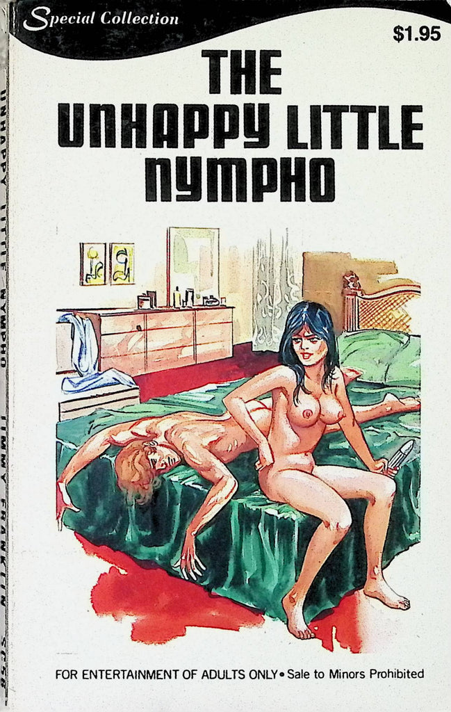 The Unhappy Little Nympho by Jimmy Franklin SC56 1974 Star Distributors Adult Novel-050724AMP