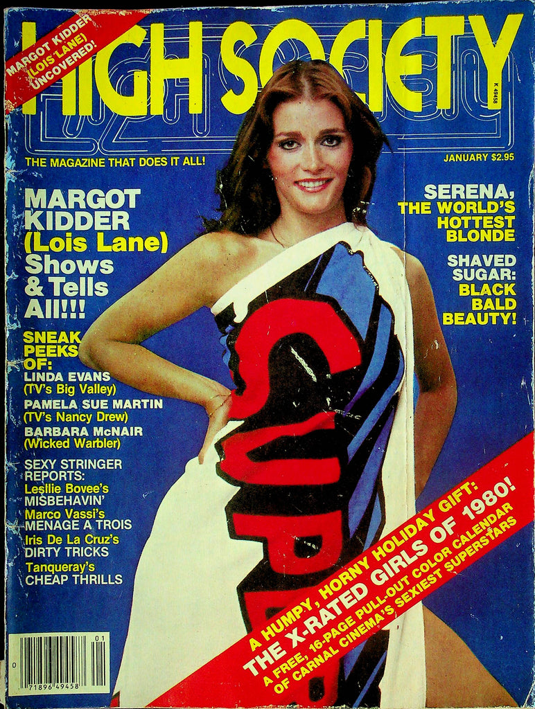 High Society Magazine Margot Kidder & Linda Evans January 1980 092624RP