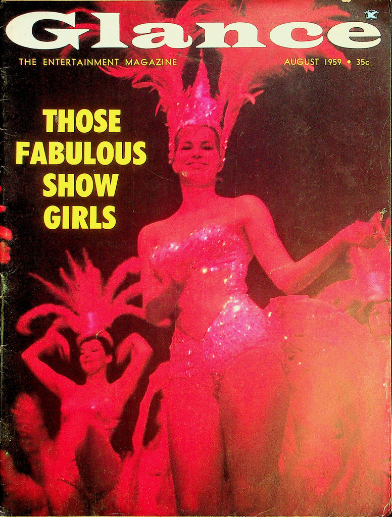 Glance Magazine   Those Fabulous Show Girls / Jayne Mansfield  August 1959     032726lmp