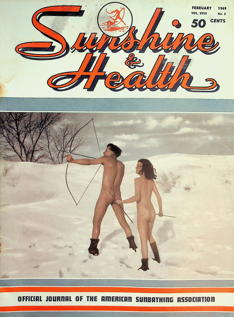Sunshine & Health The Nudist Magazine  Nudists With Built In Pockets!  February 1949     040826lmp