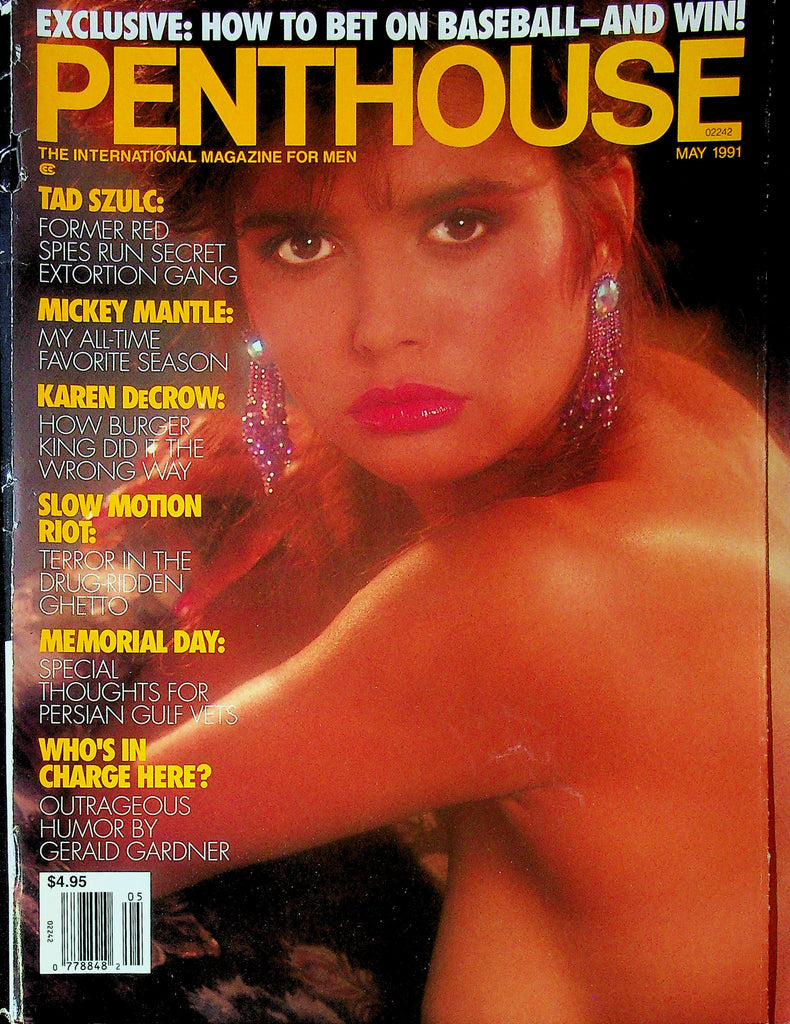 Penthouse Magazine Ft. Tad Szulc & Mickey Mantle May 1991 083025RP-