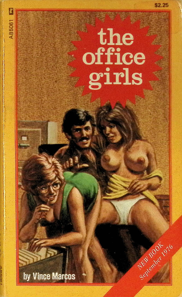 The Office Girls by Vince Marcos AB5061 1976 Greenleaf Classics Adult Paperback Novel 072325AMP