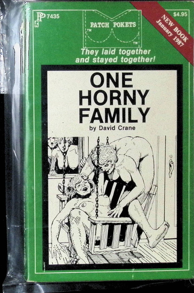 One Horny Group by David Crane Patch Pokets Book Greenleaf Classics Adult Novel-042324AMP