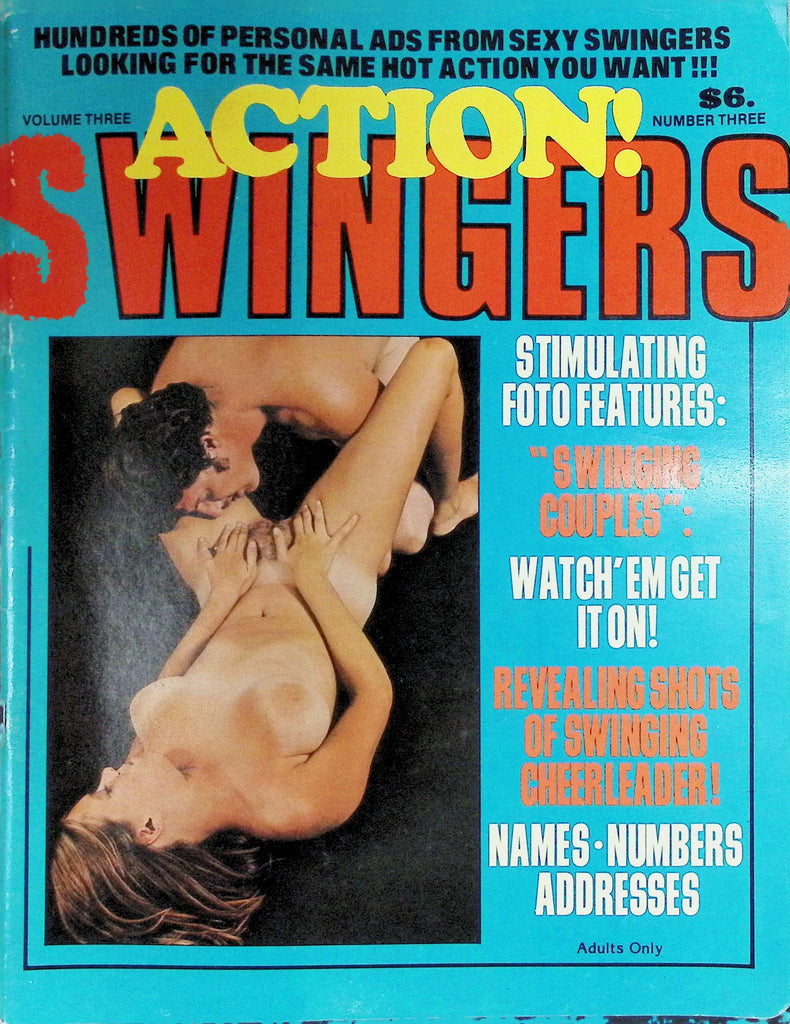 Action Swingers Magazine 1983 Vol 3 #3 Swining Couples and Cheerleader 091426LLP
