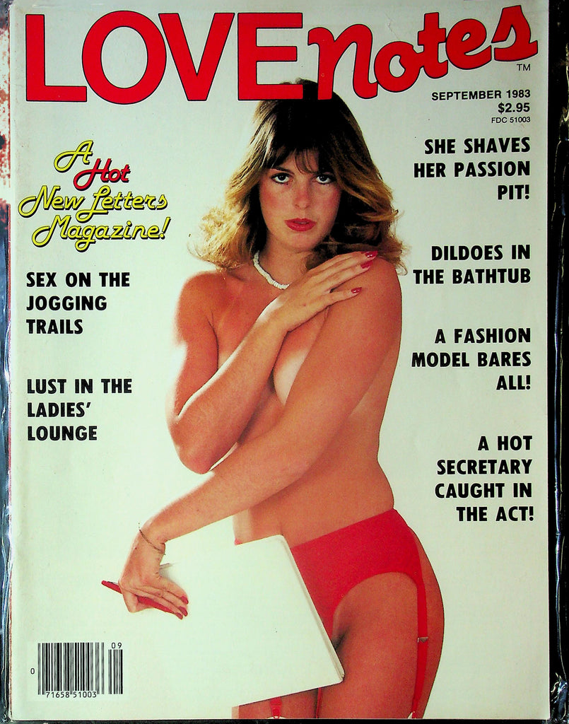 Love Notes Magazine Hot Secretary Caught In The Act September 1983 092625RP-