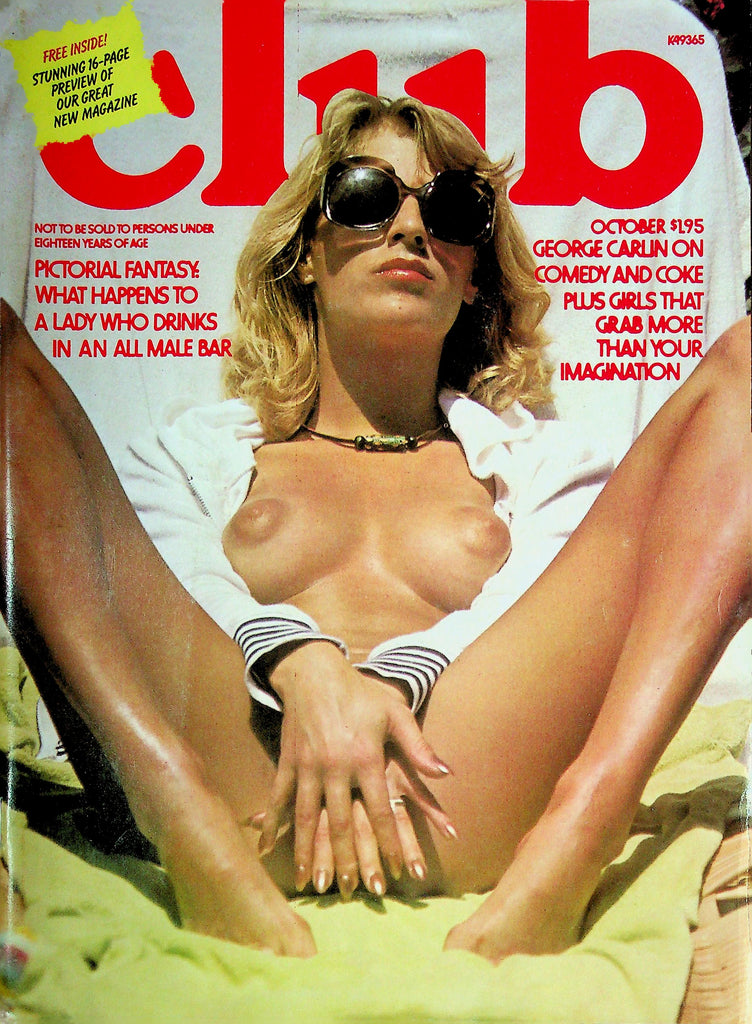 Club Magazine George Carlin October 1976 012125RP