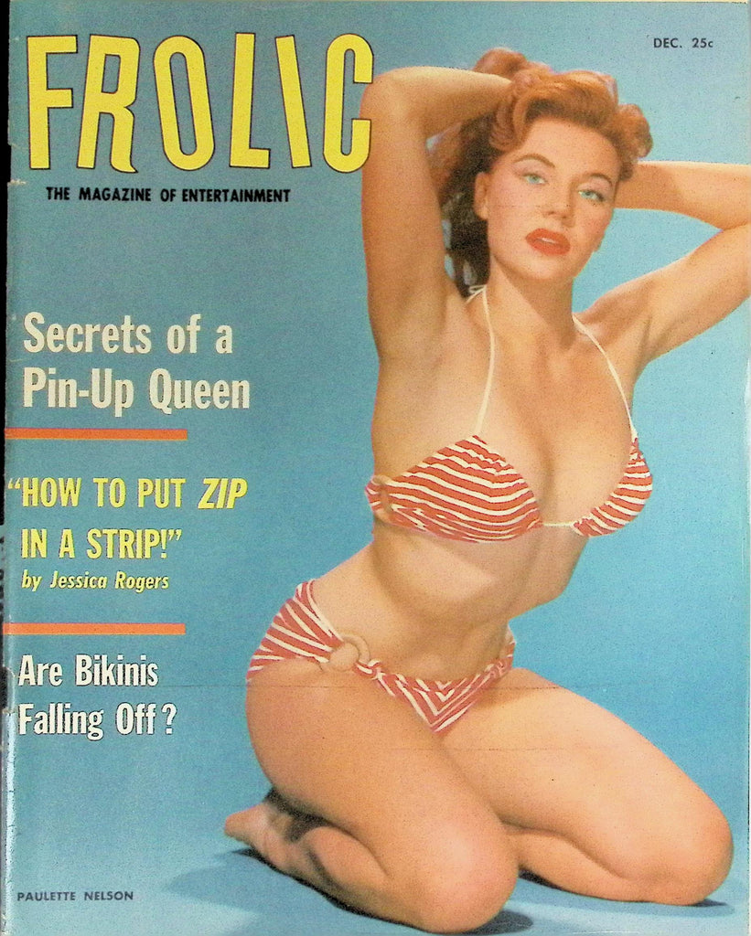 Frolic Magazine December 1956 Paulette Nelson on Cover  091426LLP