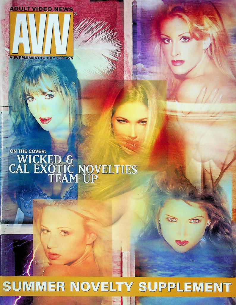 Adult Video News Magazine Wicked & Cal Exotic Novelties Team Up July 2000 052824RP2