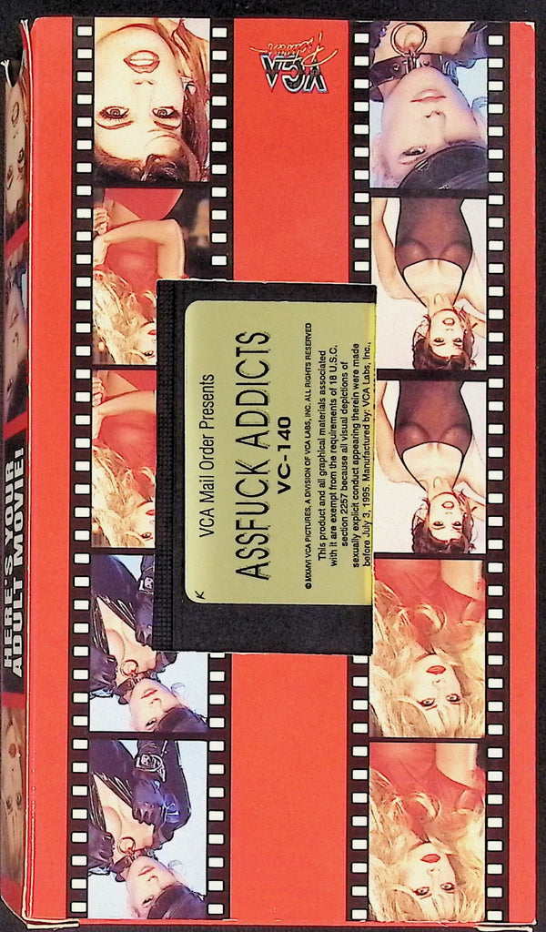 Assfuck Addicts Adult VHS #VC-140 VCA Mail Order 102425AKVHS