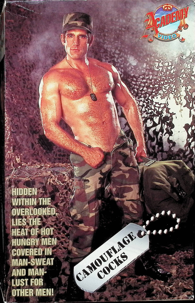 Camouflage Cocks Academy Video Steve Regis Cole Philips Gay Male VHS 092024AMPVHS2