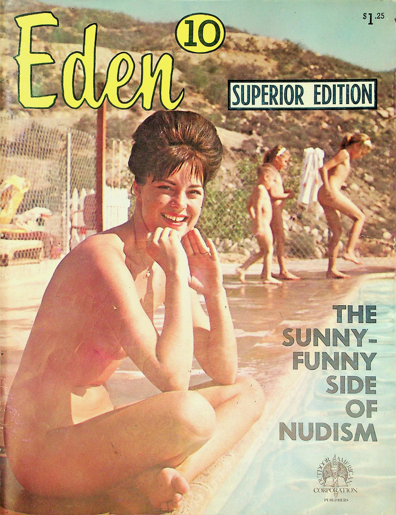 Eden Superior Edition Nudist Magazine  Covergirl Jette / The Sunny-Funny Side Of Nudism  #10 1962   070726lmp-GSC