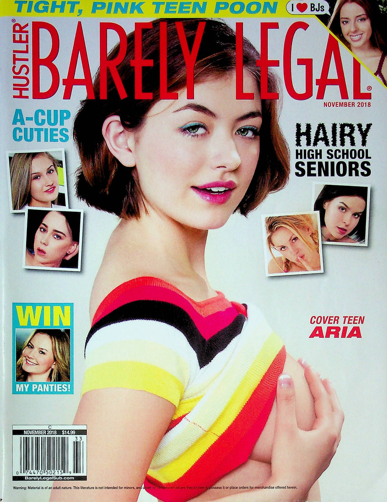 Hustler Barely Legal Magazine Aria November 2018 081726AMP-